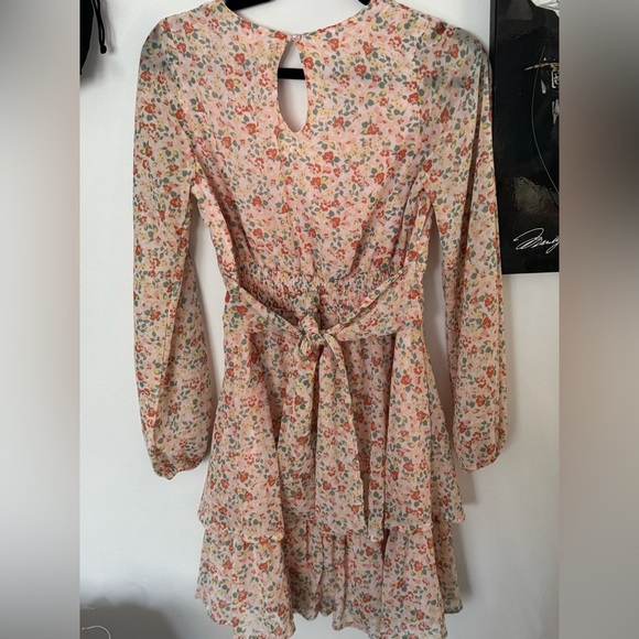 Japna Floral Pink Dress - Picture 3 of 3